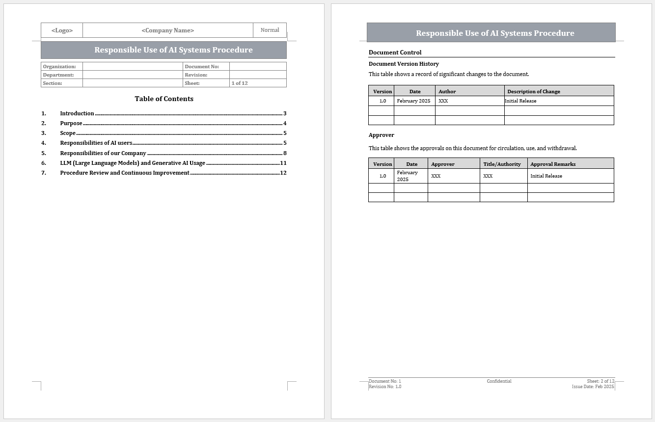 ISO 42001 AI Governance Framework (AIMS)