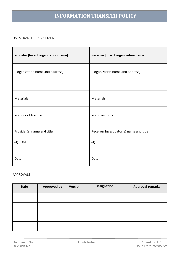 information transfer