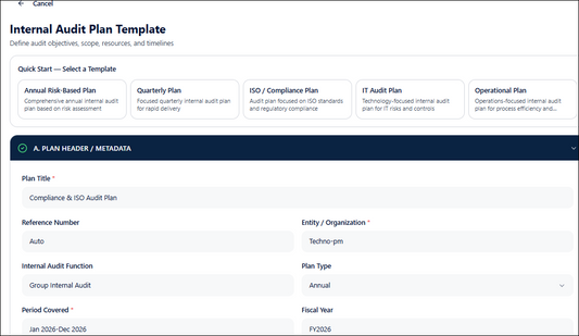 Internal Audit Plan Template: Best Practices and Guidelines