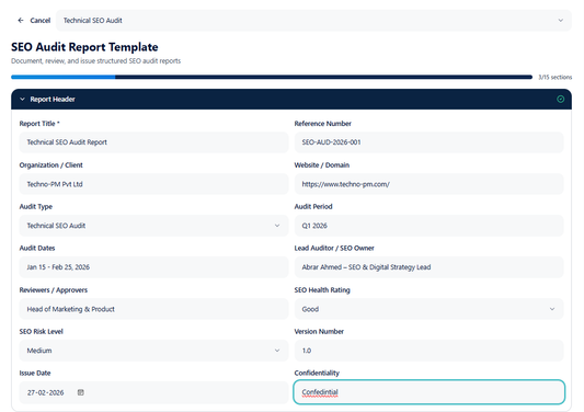 SEO Audit Report Template: Your Ultimate Guide to Website Performance Optimization