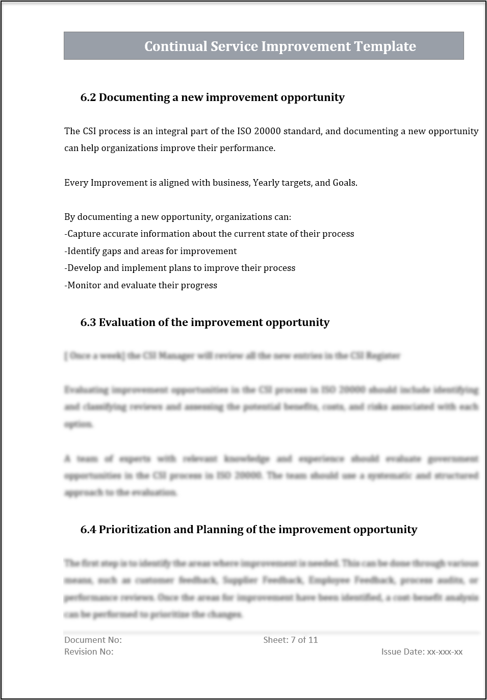 ISO 20000 Documentation Toolkit