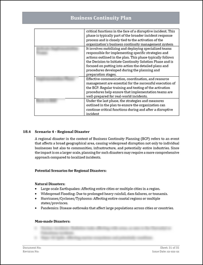 ISO 22301 Documentation Toolkit for Business Continuity