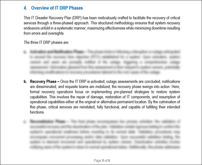 Business Resilience Framework