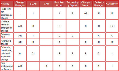 RACI-Matrix