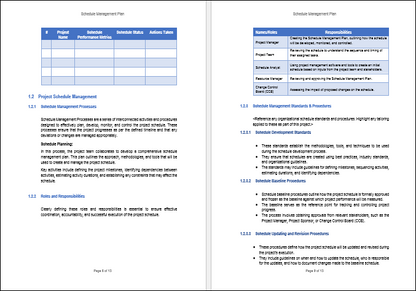 Project Jumpstart Pack- Schedule Management Plan Template