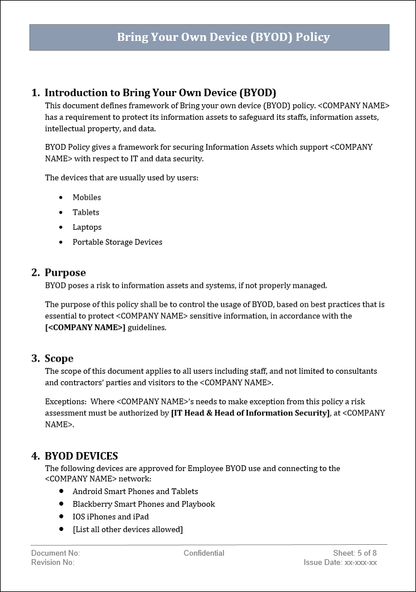byod, bring your own device, bring your own device policy